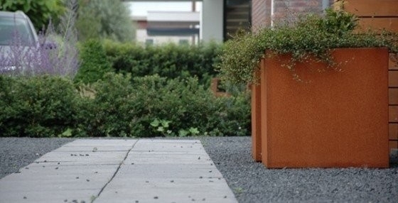 Cortenstaal-Plantenbak-Bloembak