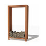 Houtopslag CorTen 800x400x2000 mm.