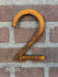 Huisnummer 2 Corten staal