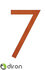 Huisnummer 7 Cortenstaal